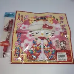 ハローキティ　ご当地キティ　シャープペンシル　ハンカチ(ミニタオル)