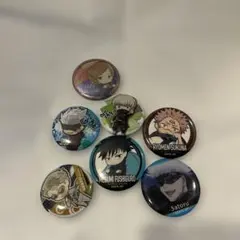 アニメキャラクター 缶バッジ 7個セット