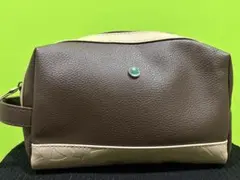 BVLGARI ブラウン ベージュ ポーチ