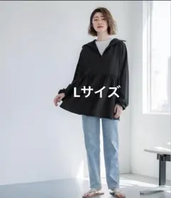 coca uvカットギャザーパーカーL