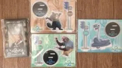 ズートピア2 Ｇ賞 アクリルスタンド3種セット・H賞マルチケース1種