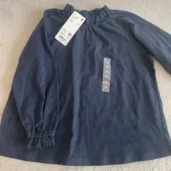 新品♡UNIQLO ユニクロ スムースコットンフリルTシャツ長袖