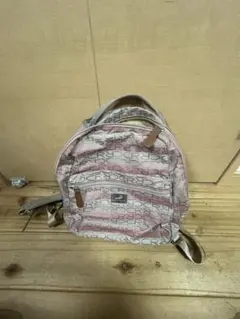 Crocodile クロコダイル CRロゴ リュック サック ピンク系 総柄