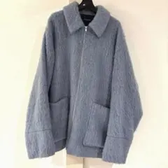 JEANASIS シャギーZIPミドルコート