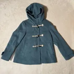 （美品）組曲 KUMIKYOKU ショートダッフルコート ブルー 1