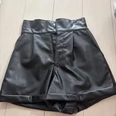 GRL ハイウエスト ブラック ショートパンツ S