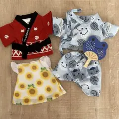 かえるのピクルス　ビーンドール用　コスチューム　夏セット