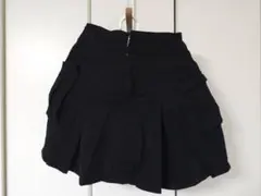 LIP SERVICE ブラック 台形スカート ミニ丈のサムネイル