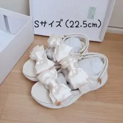RANDA サテンリボンスポーツサンダル Sサイズのサムネイル
