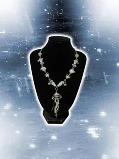 ・ハンドメイドネックレス クラゲ y2k グランジ バレエコア ウィッシュコア
