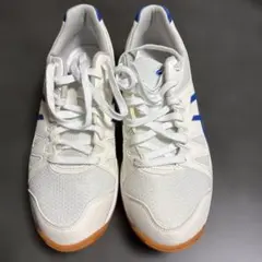ASICS バドミントンシューズ ホワイト ブルー27.5cmのサムネイル