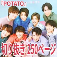 SnowMan　『POTATO』　切り抜き　250ページ　(目黒蓮・佐久間大介)