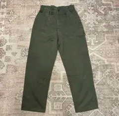 ベルギー軍 フィールドパンツ 70s 1979年製 オリーブグリーン 難あり 