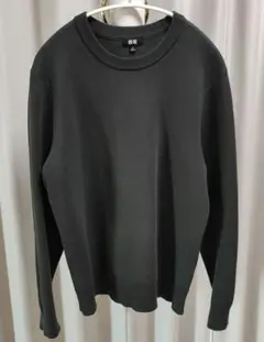 ユニクロ ウォッシャブルミラノリブクルーネックセーター グレー　Mサイズ