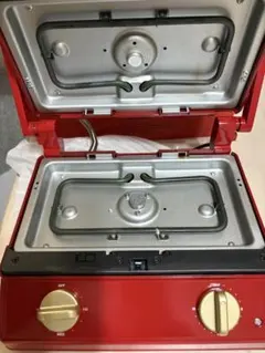 BRUNOブルーノ　グリルサンドメーカー　ダブル　レッド❤️美品のサムネイル