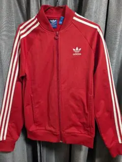 アディダス adidas Originals トラックジャケット レッド 古着のサムネイル