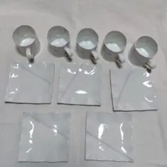 有田焼 パピルスコーヒーカップセット５点セット