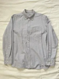 無印良品　オックスフォード　ボタンダウン　シャツ