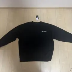 ブラック スウェット Lサイズ バックプリント
