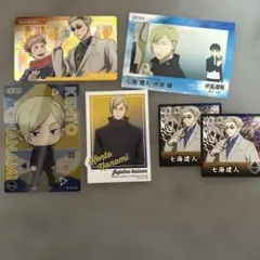 呪術廻戦 七海建人 ブロマイド シール　クリアカード　6枚セット