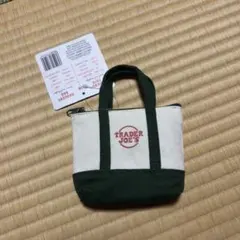 限定版　TRADER JOE'S トレジョ　ミニトートバッグ グリーン