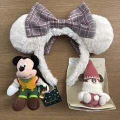 リルリンリン カチューシャ パッチン　ぬいぐるみバッジ　クリスマス
