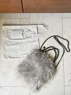 STELLA McCARTNEY ファラベラ グレー ファー ミニトートのサムネイル