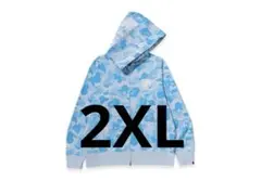 ICY BAPE ABC CAMO SHARK FULL ZIP HOODIE