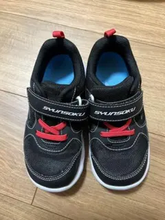 メガロス　ミライク　シューズ　18cm　MEGALOS 体操教室 瞬足 赤 黒