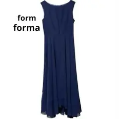 form forma ワンピース　ロング　ドレス　フォーマル　ノースリーブ