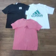 【まとめ売り最終】アディダスadidas プリントTシャツ 3点セット XL