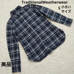 美品 Traditional Weatherwear チェック柄シャツ S小さめ