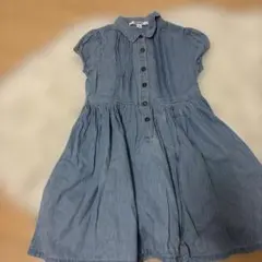 DKNY デニムワンピース 半袖 size6 120cmのサムネイル