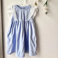 apres les cours レース付きカットソーワンピース　90cm 未使用