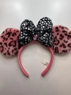 ディズニーヒョウ柄カチューシャ ピンク