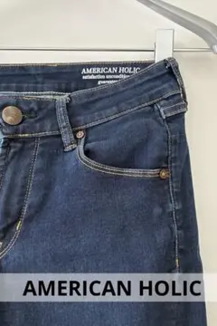 ✨おすすめ✨AMERICAN HOLIC デニムパンツ インディゴブルーＳサイズのサムネイル