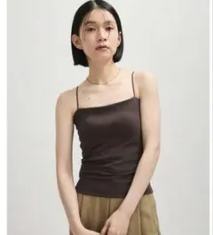ADAM ET ROPE　Wacoalコラボ　カップ付きベアトップ　キャミソールのサムネイル