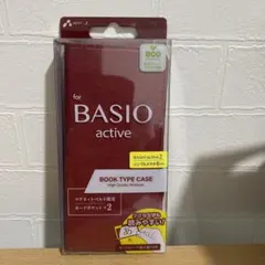 BASIO active/2/シンプルスマホ7/6用 手帳型ケース