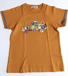 美品✨ familiar 半袖Tシャツ 110cm 男の子 車 標識柄 オレンジのサムネイル