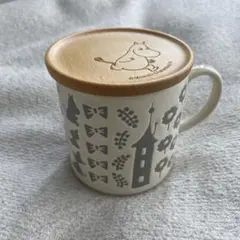 ムーミン　マグカップ　ウッド　コースター付き