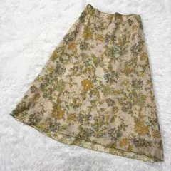 大きいサイズ✨4L【Lat JUNIOR】46 シフォンフレアスカート 日本製