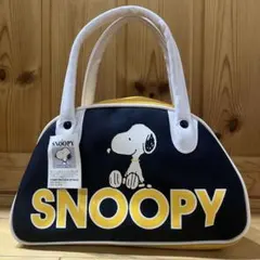 SNOOPY スヌーピー ハンドバッグ 黒/黄色