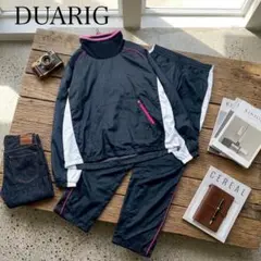 【美品】DUARIG デュアリス ピステ 上下セットアップ M ネイビー×ピンク