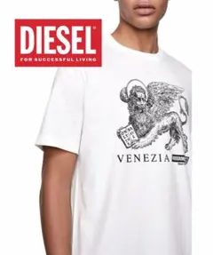 DIESEL ディーゼル DSL ベネチア ロゴ Ｔシャツ 半袖 S