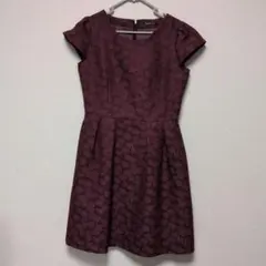 ワインレッド パーティードレス