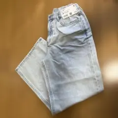 【新品タグ付き】UNIQLO ワイドフィットストレートジーンズ　キッズ　150