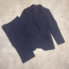 美品　ユニクロ　パンツスーツ　感動ジャケット　Sサイズ　ネイビー