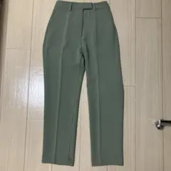 ミラオーウェン　テーパードパンツ　オリーブ　グリーン系　ボトムス