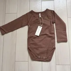 Quincy Mae ブラウンロンパース 6-12ヶ月