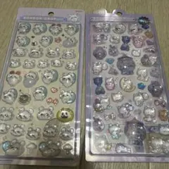 ボンボンドロップシール　ちいかわ　モモンガ　ナイトミャウ